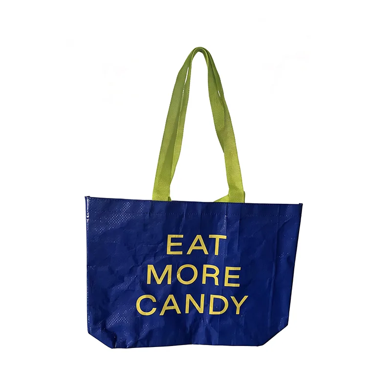 Túi dệt tái sử dụng có thể gập lại để mua sắm